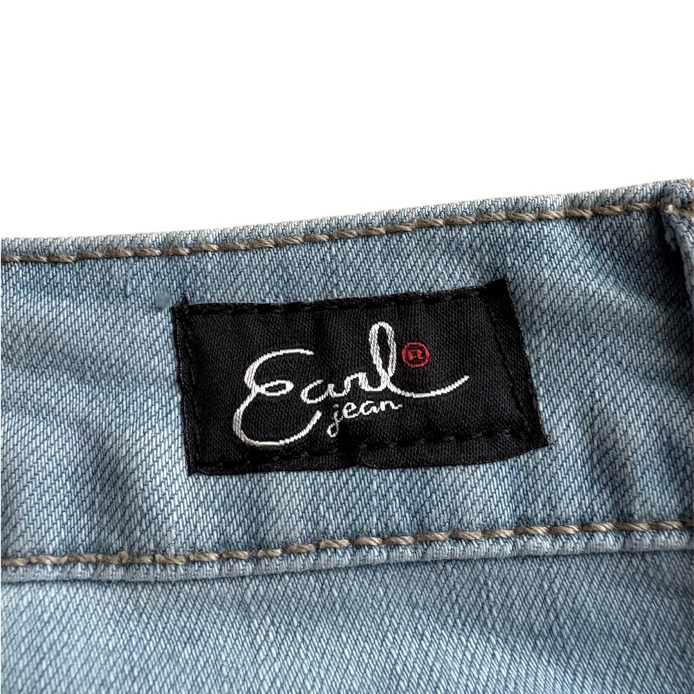 Earl Jeans capri Blue Denim size 8 - Picture 3 of 9